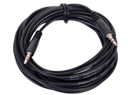 Кабель 3.5M/3.5M 5м Belsis SN1032 Sparks Nickel, audio 3.5mm jack/jack
