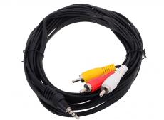 Кабель соединительный 3.5 Jack (M)/3 RCA (M)  Telecom  (TAV4545-3M)