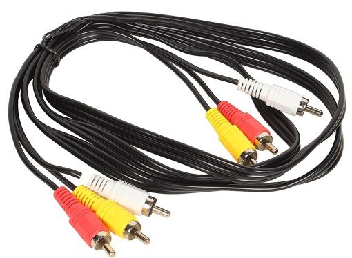 Кабель соединительный 3xRCA (M) - 3xRCA (M), 1,5m VCOM (VAV7150-1.5M)