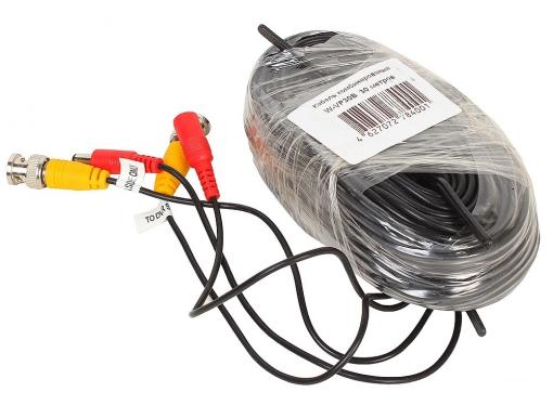 Кабель комбинированный BNC+DC-BNC+DC L=30m