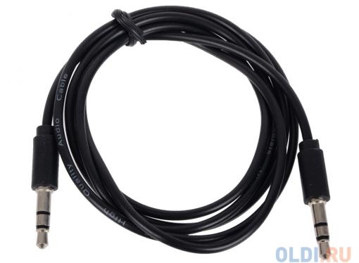 Кабель Belsis BL1029 (Jack 3,5 (3 pin) вилка - Jack 3,5 (3 pin) вилка, длина 1 м. черный)