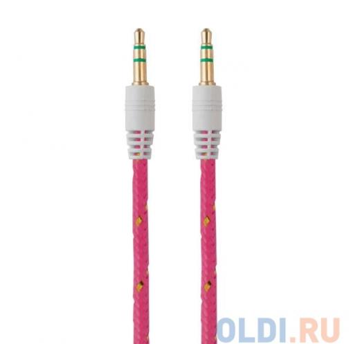 Кабель Belsis BL1110 (Jack 3.5 mm - Jack 3.5 mm,  вилка - вилка, 0,75 м, фиолетовый)