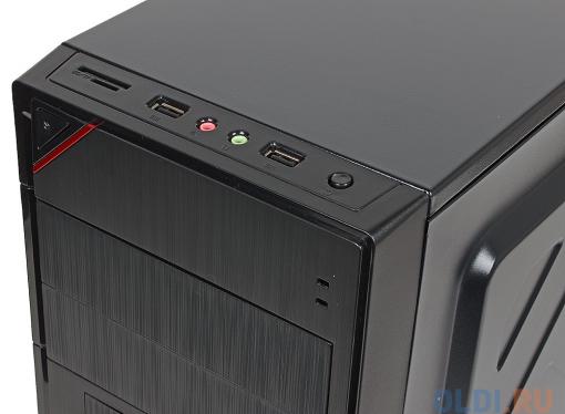 Корпус 3Cott 4402 ATX, 450Вт, USB Audio черный.