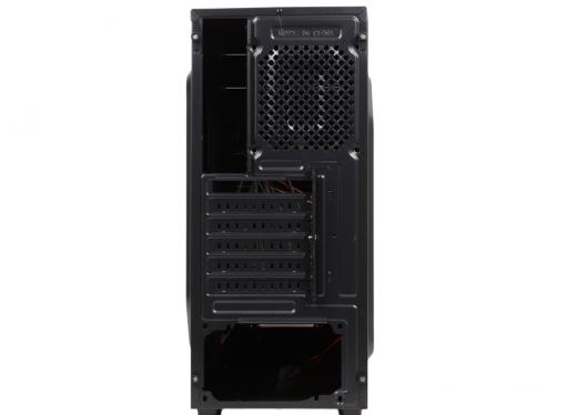 Корпус 3Cott 1810 ATX, без БП, окно, 1x USB3.0 (с доп. коннектором USB 2.0), 1x USB2.0,  2х12см LED новые красные вент-ры, HD аудио, фильтр от пыли.