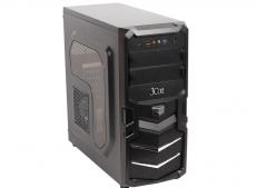 Корпус 3Cott 1815 ATX, без БП, окно, 1x USB3.0 (с доп. коннектором USB 2.0), 1x USB2.0,  2х12см LED новые красные вент-ры, HD аудио, фильтр от пыли.