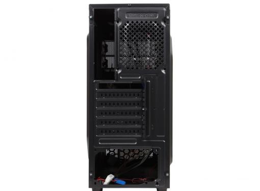 Корпус 3Cott 1815 ATX, без БП, окно, 1x USB3.0 (с доп. коннектором USB 2.0), 1x USB2.0,  2х12см LED новые красные вент-ры, HD аудио, фильтр от пыли.