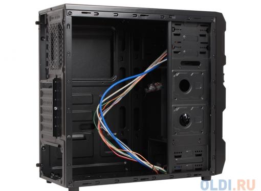 Корпус 3Cott 1816 ATX, без БП, окно, 1x USB3.0 (с доп. коннектором USB 2.0), 1x USB2.0,  2х12см LED новые красные вент-ры, HD аудио, фильтр от пыли.