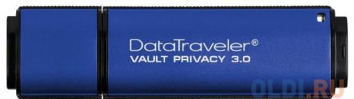 Флешка USB 16Gb Kingston DataTraveler Vault with Privacy DTVP30/16GB синий