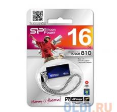 USB флешка Silicon Power Touch 810 Blue 16GB (SP016GBUF2810V1B)