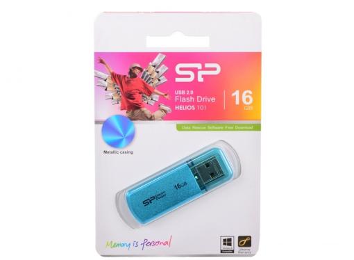 USB флешка Silicon Power Helios 101 Blue 16GB (SP016GBUF2101V1B)