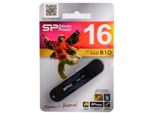 USB флешка Silicon Power Blaze B10 16GB (SP016GBUF3B10V1B)