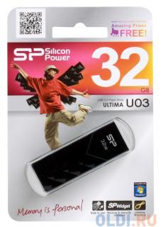 USB флешка Silicon Power Ultima U03 Black 32GB (SP032GBUF2U03V1K)