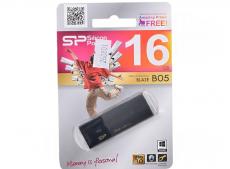 USB флешка Silicon Power Blaze B05 Black 16GB (SP016GBUF3B05V1K)