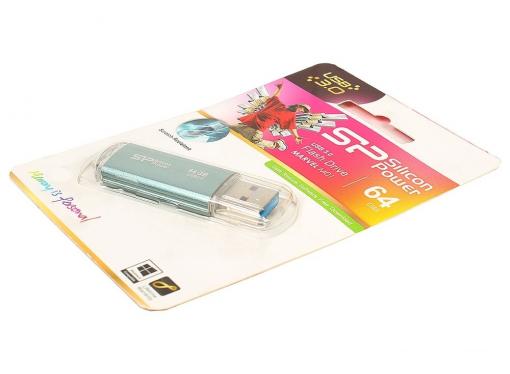 USB флешка Silicon Power Marvel M01 64GB Blue (SP064GBUF3M01V1B)