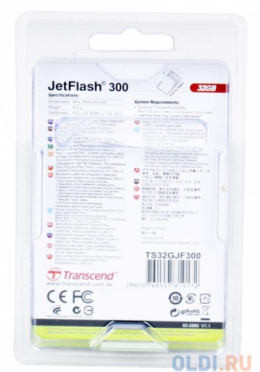 USB флешка Transcend 300 32GB (TS32GJF300)