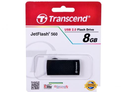 Внешний накопитель 8GB USB Drive (USB 2.0) Transcend 560 (TS8GJF560)