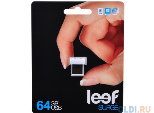 Внешний накопитель 64GB USB Drive (USB 2.0) Leef SURGE