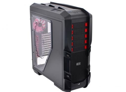 Корпус Aerocool GT-S Black Edition без БП, Full Tower, XL-ATX, сталь 1.2мм, USB 3.0, контроллер вентиляторов, вент-ры: 2x20см LED, 1x 14см