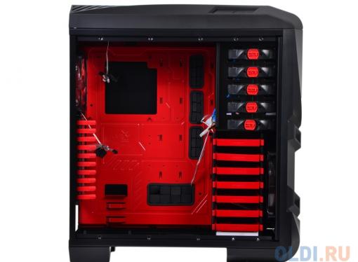 Корпус Aerocool GT-S Black Edition без БП, Full Tower, XL-ATX, сталь 1.2мм, USB 3.0, контроллер вентиляторов, вент-ры: 2x20см LED, 1x 14см