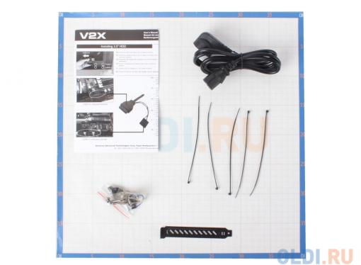 Корпус Aerocool V2X Black, ATX, 600Вт, USB 3.0