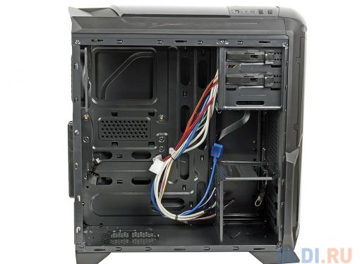 Корпус Aerocool BattleHawk Black , ATX, без БП, окно, SD-картридер, контроллер вентиляторов, 1х USB 3.0, 2x USB 2.0