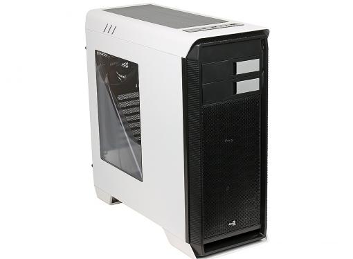 Корпус Aerocool Aero-1000 White , ATX, без БП, окно, толщина 0,8мм, 2х USB 3.0, корзина для HDD/SSD