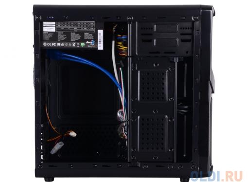 Корпус Aerocool Qs-183 Advance, mATX, 450Вт , 2x USB 3.0, картридер, съемный фильтр от пыли для БП.