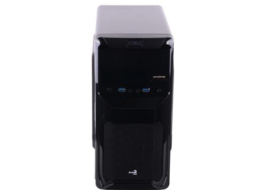 Корпус Aerocool Qs-183 Advance, mATX, 450Вт , 2x USB 3.0, картридер, съемный фильтр от пыли для БП.