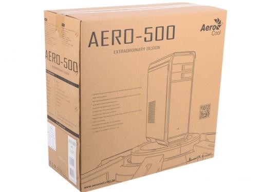 Корпус Aerocool Aero-500 White + картридер SD/micro SD , ATX, 1x USB 3.0, 2x USB 2.0, 2х реобаса, фильтры от пыли.