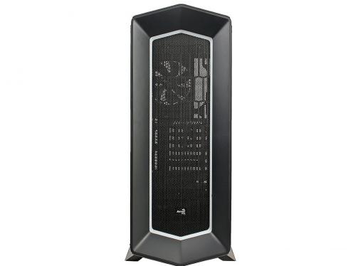 Корпус Aerocool P7-C1 Black , ATX, без БП, с окном, 8 вариантов подсветки, 2x USB2.0, 2x USB3.0, SD карт-ридер.
