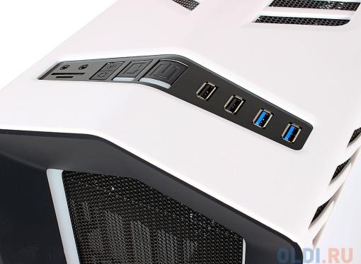 Корпус Aerocool P7-C1 White , ATX, без БП, с окном, 8 вариантов подсветки, 2x USB2.0, 2x USB3.0, SD карт-ридер.