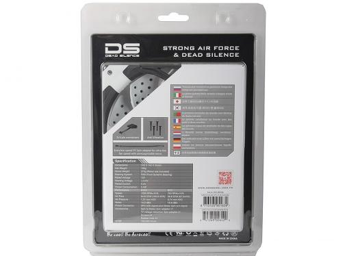 Вентилятор Aerocool DS 14см White (белая подсветка), 3+4 pin, 64.8 CFM, 1000 RPM, 14.2 dBA при 12V и 39.8 CFM, 700 RPM, 10.8 dBA при 7V