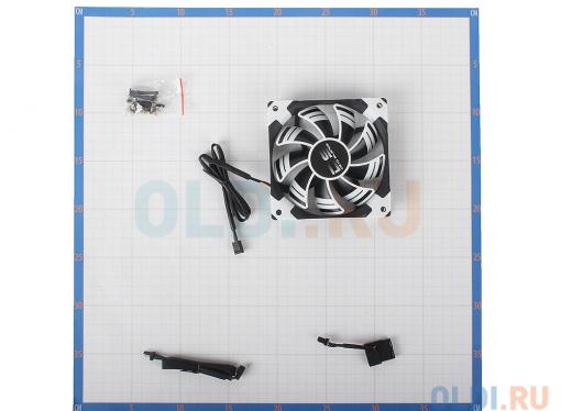 Вентилятор Aerocool DS 12см White (белая подсветка), 3+4 pin, 54.8 CFM, 1200 RPM, 15.8 dBA при 12V и 36.7 CFM, 800 RPM, 12.1 dBA при 7V