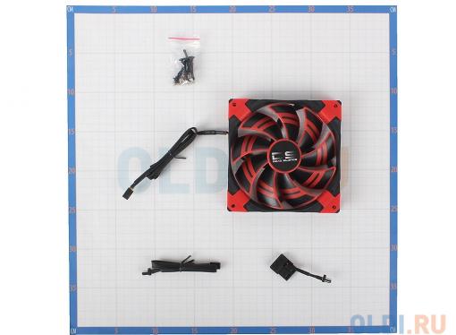Вентилятор Aerocool DS 14см Red (красная подсветка), 3+4 pin, 64.8 CFM, 1000 RPM, 14.2 dBA при 12V и 39.8 CFM, 700 RPM, 10.8 dBA при 7V