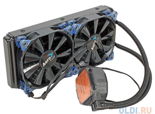 Система жидкостного охлаждения Aerocool Likai 240, до 350W, PWM, 800-2000 RPM, 2х12см, LGA 2011/1156/1155/1150/1366/775, FM2/FM1/AM3+/AM3/AM2+/AM2.