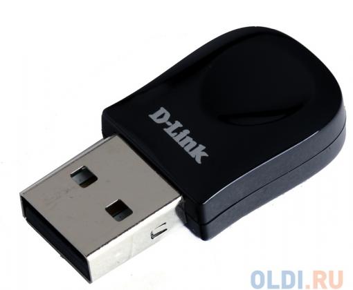 Беспроводной Wi-Fi адаптер D-Link DWA-131/E1A 802.11bgn, 150Mbps, 2.4GHz, USB