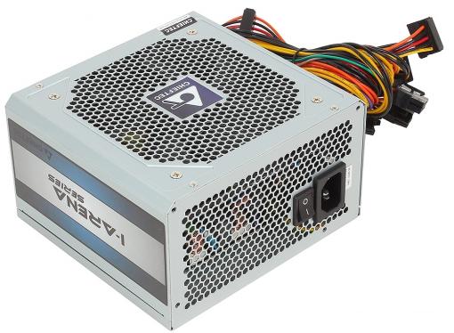 Блок питания  Chieftec 700W OEM GPC-700S [iARENA] ATX v.2.3, КПД ) 80%, A.PFC, 2x PCI-E (6+2-Pin), 6x SATA, 2x MOLEX, 8PIN EPS (4+4), Fan 12cm