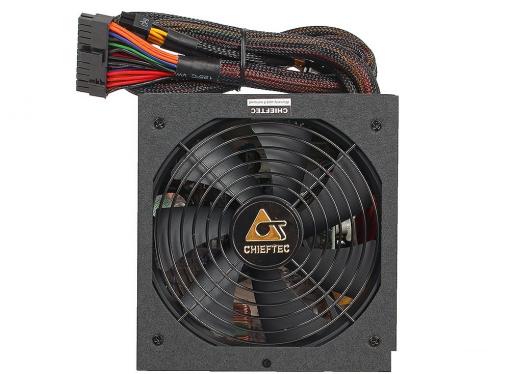 Блок питания  Chieftec 650W Retail GPS-650C [Smart] ATX v.2.3/EPS, 80+ Gold, КПД )90%, модульный, A.PFC, 2x PCI-E (6+2-Pin), 6x SATA, 3x MOLEX, 14см.