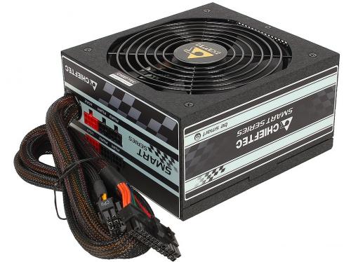 Блок питания  Chieftec 650W Retail GPS-650C [Smart] ATX v.2.3/EPS, 80+ Gold, КПД )90%, модульный, A.PFC, 2x PCI-E (6+2-Pin), 6x SATA, 3x MOLEX, 14см.