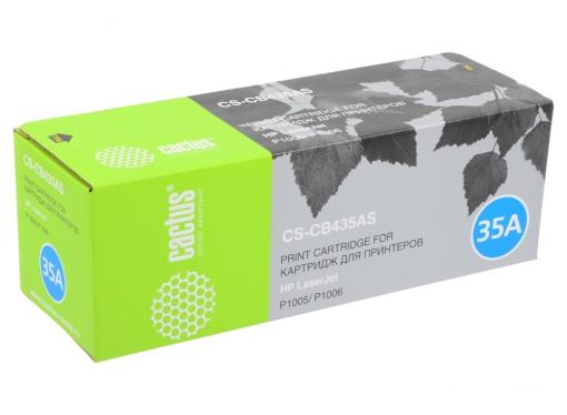 Картридж Cactus CS-CB435A для принтеров HP Laser Jet P1005/ P1006. 1500 стр