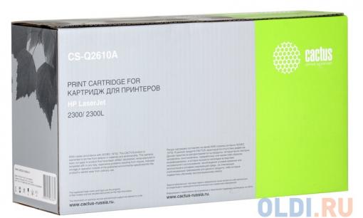 Картридж Cactus CS-Q2610A для принтеров HP Laser Jet 2300/ 2300L. 6000 стр