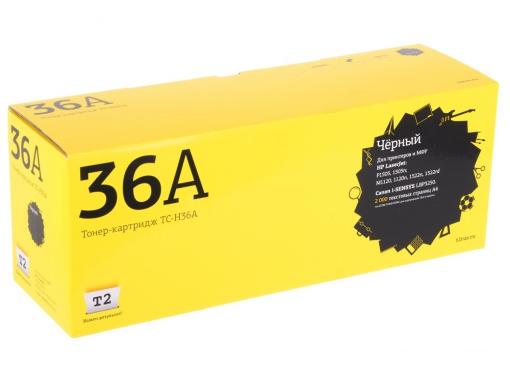 Картридж T2 TC-H36A для HP LaserJet P1505/P1505n/M1120/M1120n/M1522n/Canon i-SENSYS LBP3250 Cartrige 713 (2000 стр.) с чипом (аналог CB436)