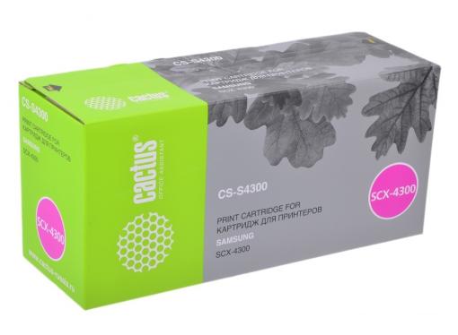 Картридж CACTUS CS-S4300 для принтеров SAMSUNG SCX-4300, черный, 2000 стр.