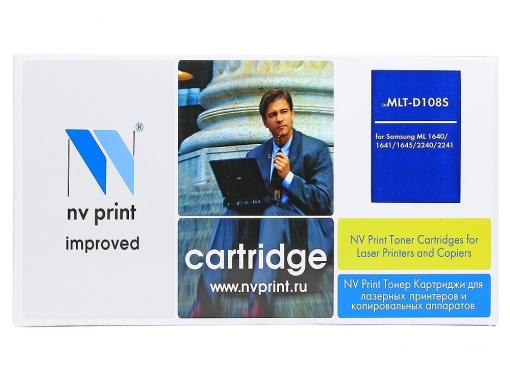 Картридж NV-Print совместимый MLT-D108S для ML-1640/1641/1645/2240/2241. Чёрный. 1500 страниц.