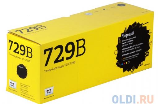 Картридж T2 для Canon TC-C729B для Canon i-SENSYS LBP7010C/7018C/HP LJ Pro CP1025/1025nw/Pro 100 MFP M175A/Pro 100 M175nw (1200 стр.) Черный, с чипом