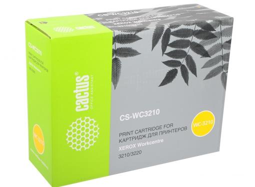 Картридж CACTUS CS-WC3210 для Xerox WorkCentre 3210 3220. Чёрный. 2000страниц.