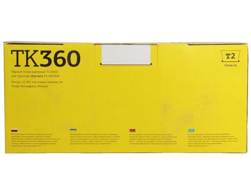 Тонер-картридж T2 TC-K360 (TK-360) с чипом