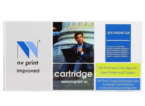 Тонер-картридж NV-Print совместимый Panasonic KX-FAD412А для KX-MB2000/2020/2030. Чёрный. 6000 страниц.