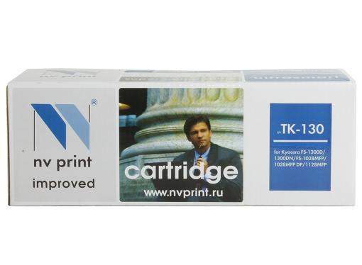 Картридж NV-Print совместимый Kyocera TK-130 для  FS-1028MFP/1128MFP/1300D/1350DN. Чёрный. 7200 страниц.