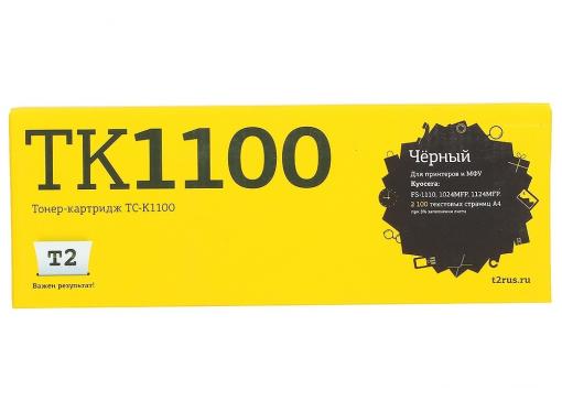 Тонер-картридж T2 TC-K1100 (TK-1100) с чипом